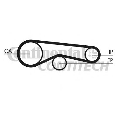 Комплект ремня ГРМ CONTITECH CT1131K1