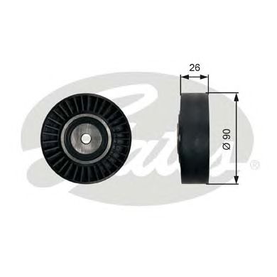 Направляющий / паразитный ролик поликлинового ремня GATES T36461