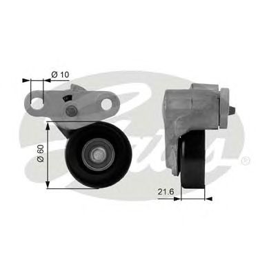 Натяжной ролик поликлинового ремня GATES T38159