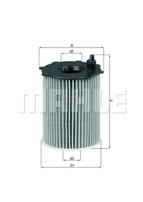 Масляный фильтр KNECHT OX 171/16D