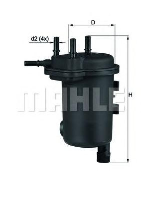 Топливный фильтр KNECHT KL 632D