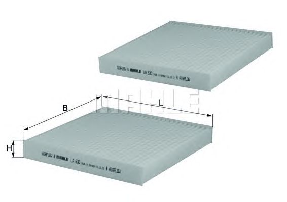 Фильтр салона KNECHT LA 630/S