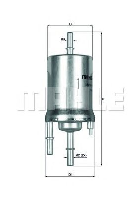 Топливный фильтр KNECHT KL 156/1
