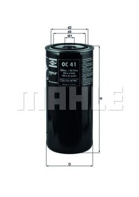 Фильтр KNECHT OC 41 (масляный, трансмиссионный)