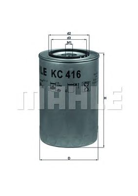 Топливный фильтр KNECHT KC 416