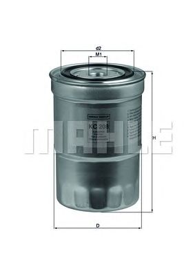 Топливный фильтр KNECHT KC 208