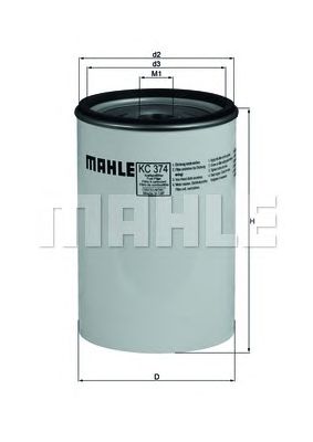 Топливный фильтр KNECHT KC 374D