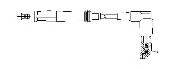 Высоковольтный провод BREMI 126/35
