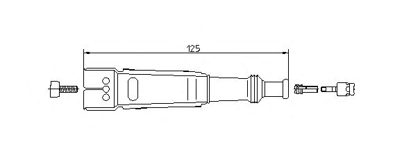 Вилка свечи зажигания BREMI 13202/1