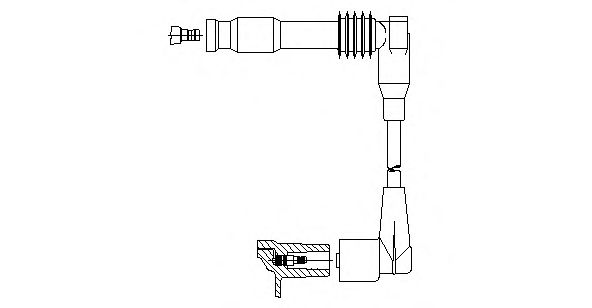 Высоковольтный провод BREMI 381/24