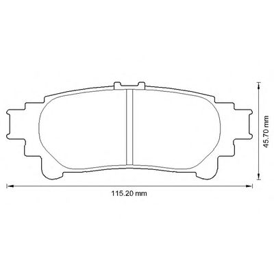 Тормозные колодки JURID 572656J