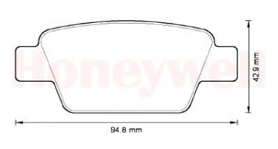 Гальмівні колодки BENDIX 573212B