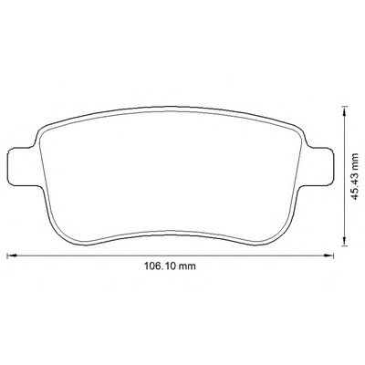 Гальмівні колодки BENDIX 573286B
