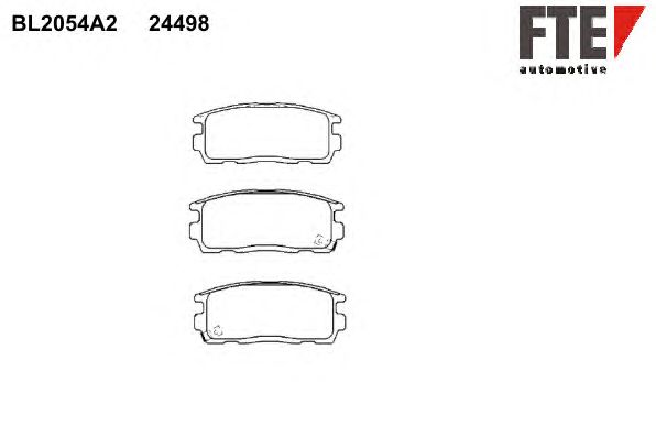 Тормозные колодки FTE BL2054A2