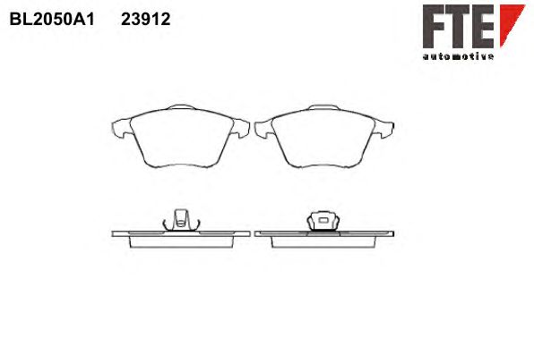 Тормозные колодки FTE BL2050A1