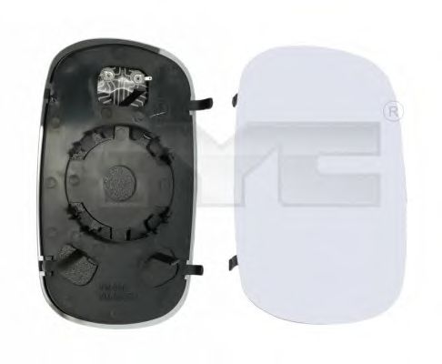 Скло дзеркала заднього виду TYC 309-0059-1