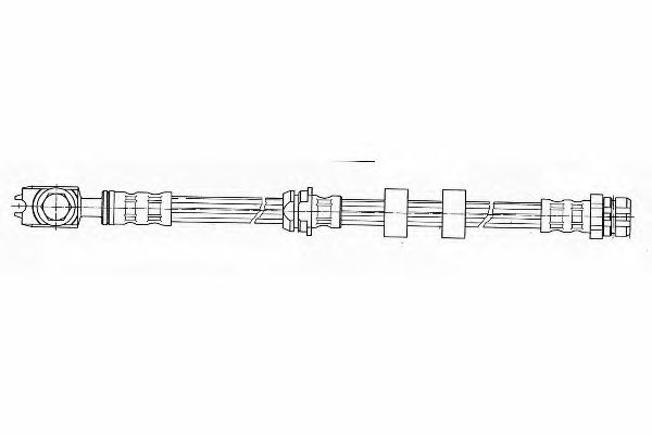 Тормозной шланг FERODO FHY2209