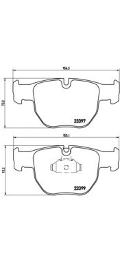 Тормозные колодки BREMBO P 44 012