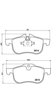 Тормозные колодки BREMBO P 52 017