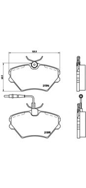 Тормозные колодки BREMBO P 68 022