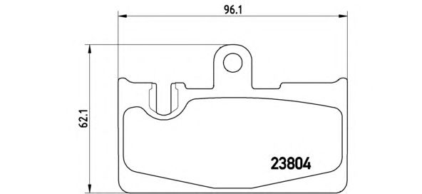 Тормозные колодки BREMBO P 83 059