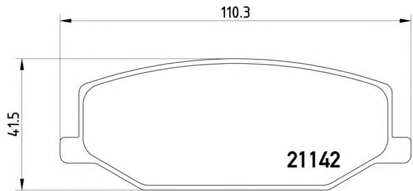 Тормозные колодки HELLA 8DB 355 006-161