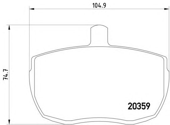 Тормозные колодки HELLA 8DB 355 006-361