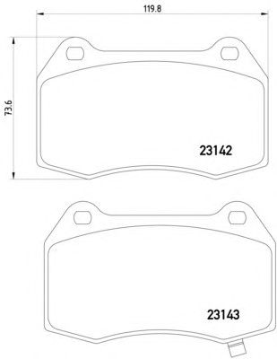 Тормозные колодки HELLA 8DB 355 010-681