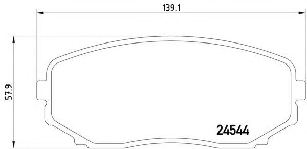 Тормозные колодки HELLA 8DB 355 013-251