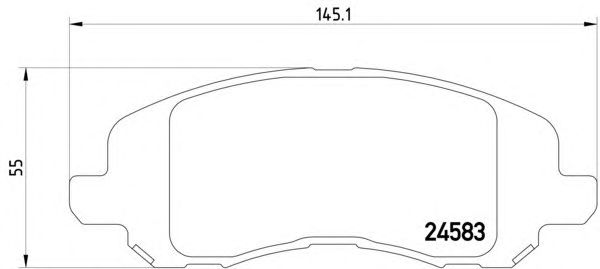 Тормозные колодки HELLA 8DB 355 013-491