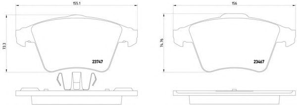 Тормозные колодки HELLA 8DB 355 013-821