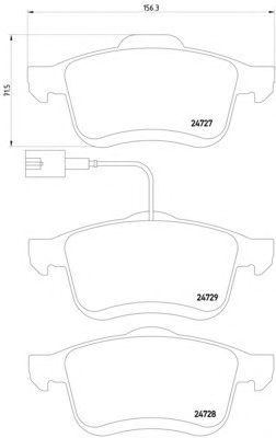 Тормозные колодки HELLA 8DB 355 014-241