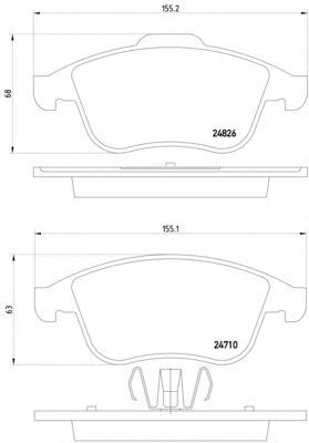 Тормозные колодки HELLA 8DB 355 014-591