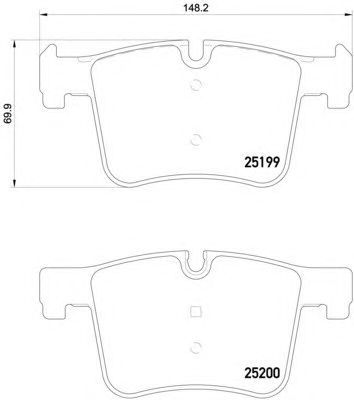 Тормозные колодки HELLA 8DB 355 015-781