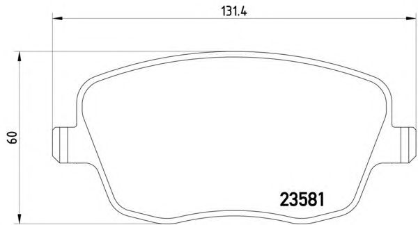 Тормозные колодки HELLA 8DB 355 018-801