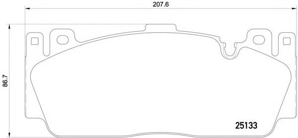 Гальмівні колодки HELLA 8DB 355 019-991