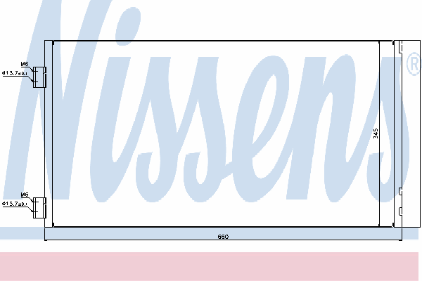 Радиатор кондиционера NISSENS 940204