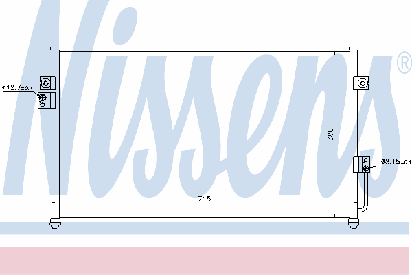 Радиатор кондиционера NISSENS 94634