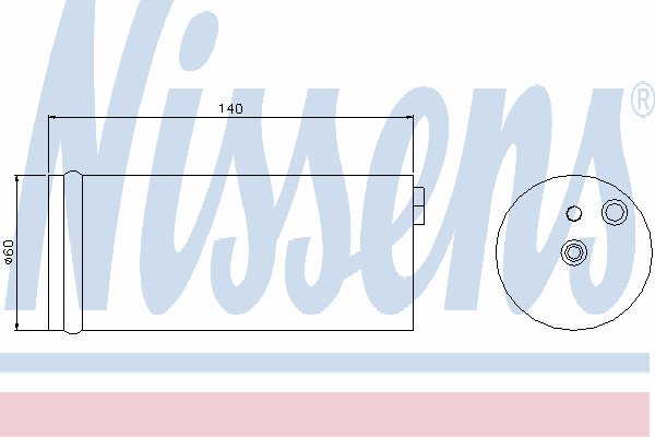Осушитель кондиционера NISSENS 95405