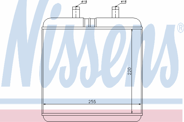 Радіатор опалення NISSENS 71810