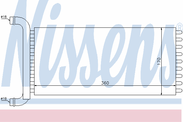 Радіатор опалення NISSENS 72041