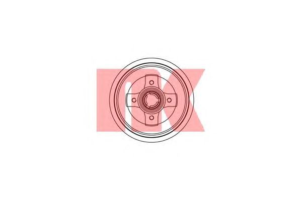 Тормозной барабан NK 254709