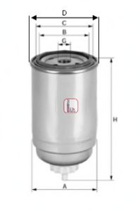 Топливный фильтр SOFIMA S 4399 NR
