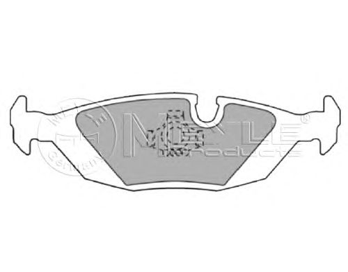 Тормозные колодки MEYLE 025 206 7516