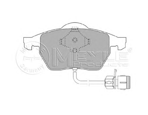 Тормозные колодки MEYLE 025 206 7619/W
