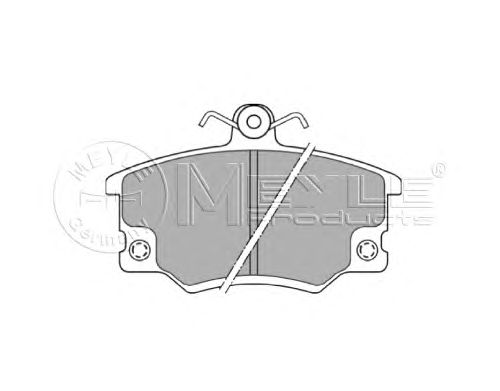Тормозные колодки MEYLE 025 208 3317/W