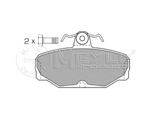 Тормозные колодки MEYLE 025 209 8113