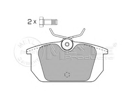 Тормозные колодки MEYLE 025 211 0314