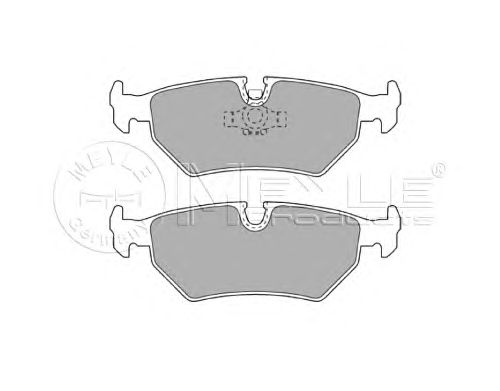 Тормозные колодки MEYLE 025 212 7517
