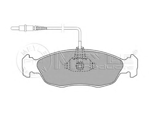 Тормозные колодки MEYLE 025 214 3017/W